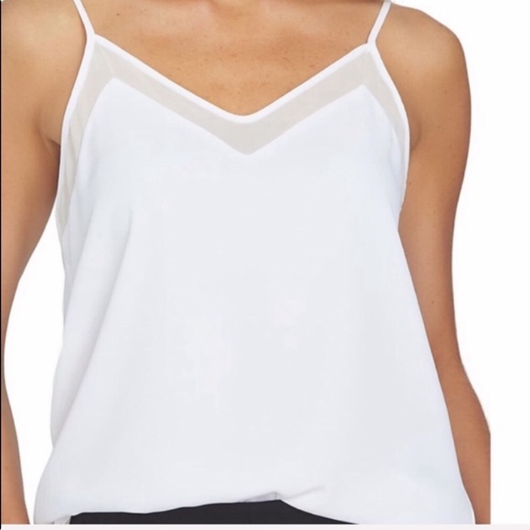 white chiffon camisole